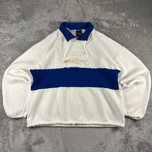 Vintage Kangaroo Sydney Australia Rugby Sweatshirt Mens Medium Blue White
